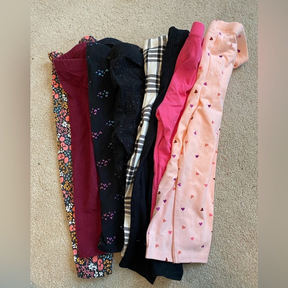 Colorful Girls' Leggings Set-Size 18m-8 pairs